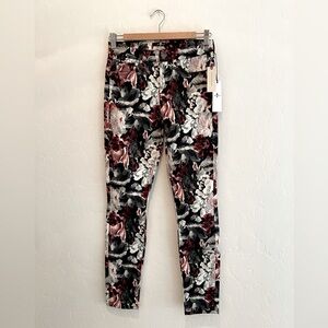 NWT 7 For All Mankind (Seven) Jeans skinny mid rise floral